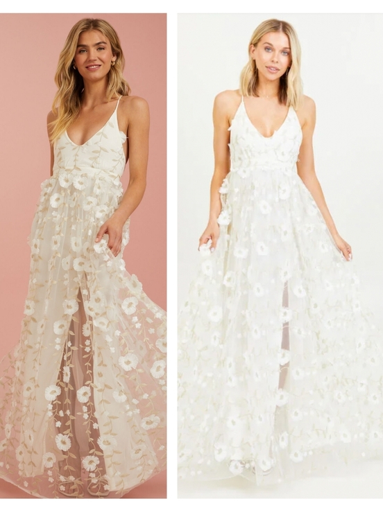 Altar'd State Dresses & Skirts - Altar'd State Arabella 3d Floral Maxi Dress Medium
